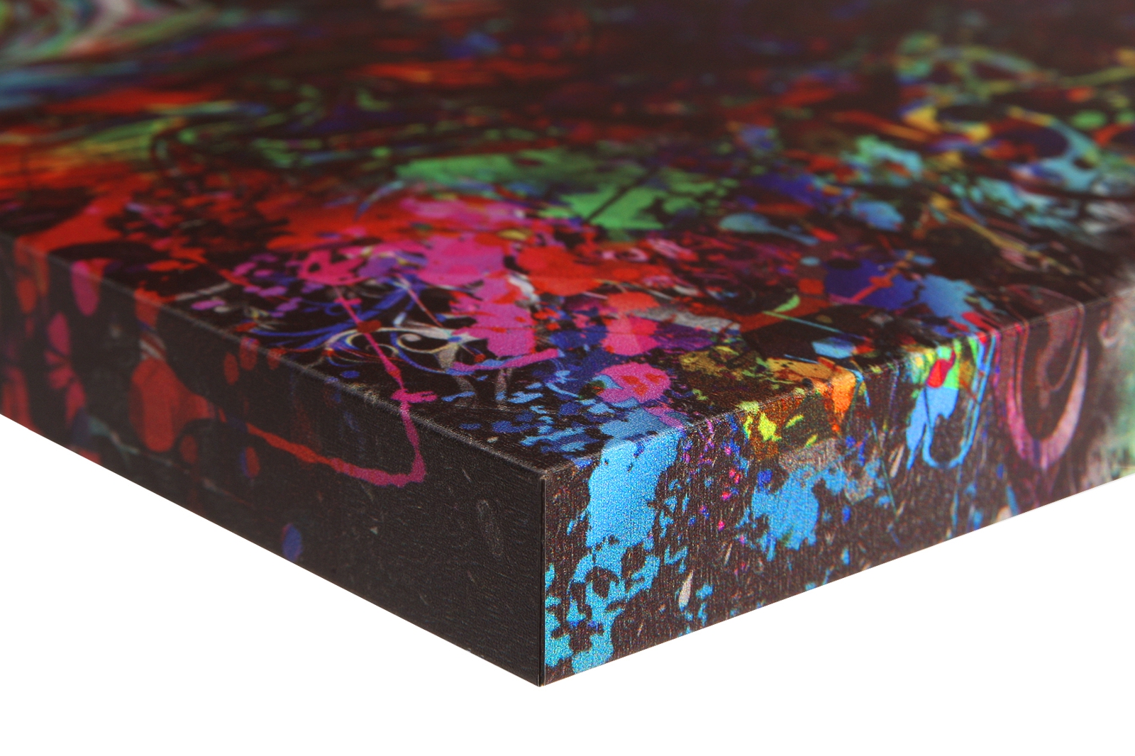 Magnettafel Pinnwand Bild Abstrakt Farben bunt gekantet