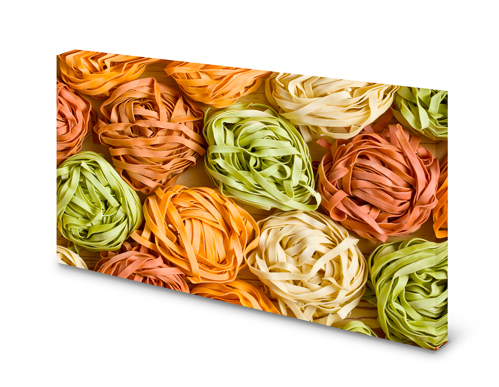 Magnettafel Pinnwand Bild Nudeln Pasta bunt Küche XXL gekantet
