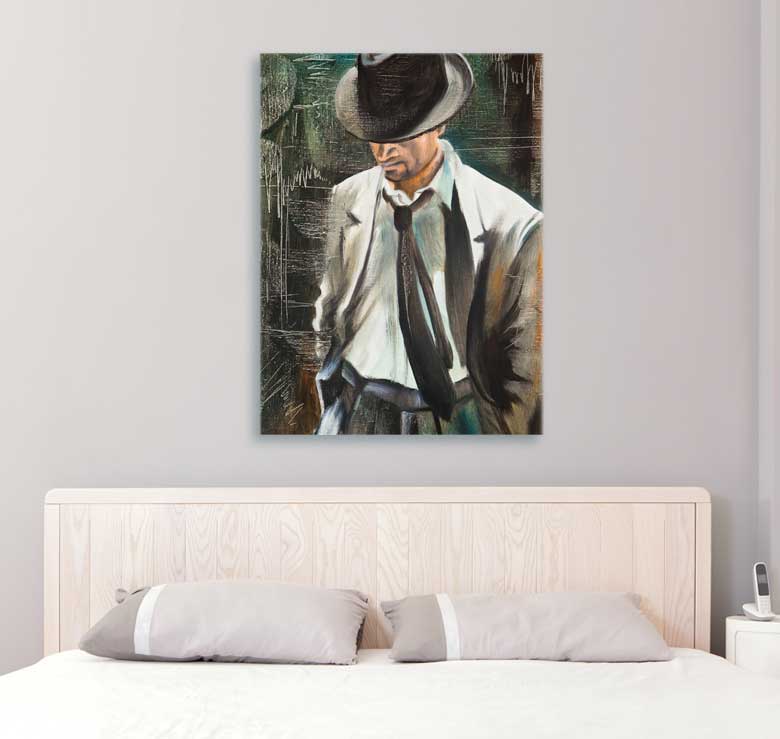 Leinwandbild Gemälde Bogart