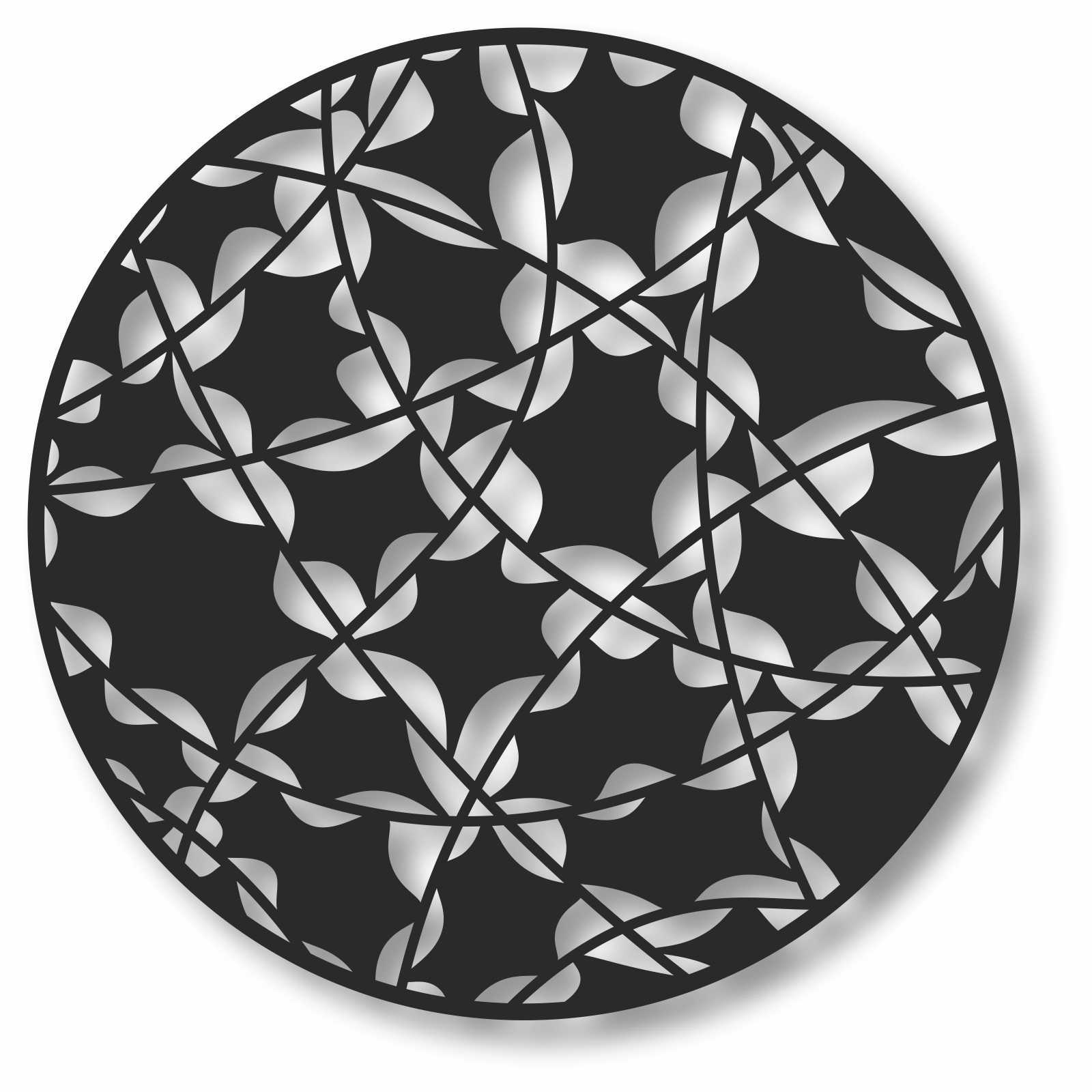Bild Wandbild Kreisbild 3D Acryl Mobile Muster Cut-Out Abstrakt
