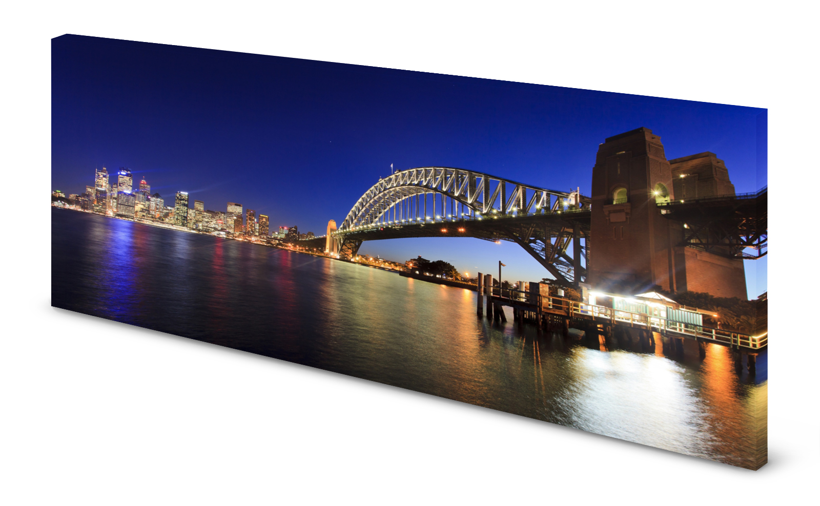 Magnettafel Pinnwand Bild Sydney Australien Skyline gekantet