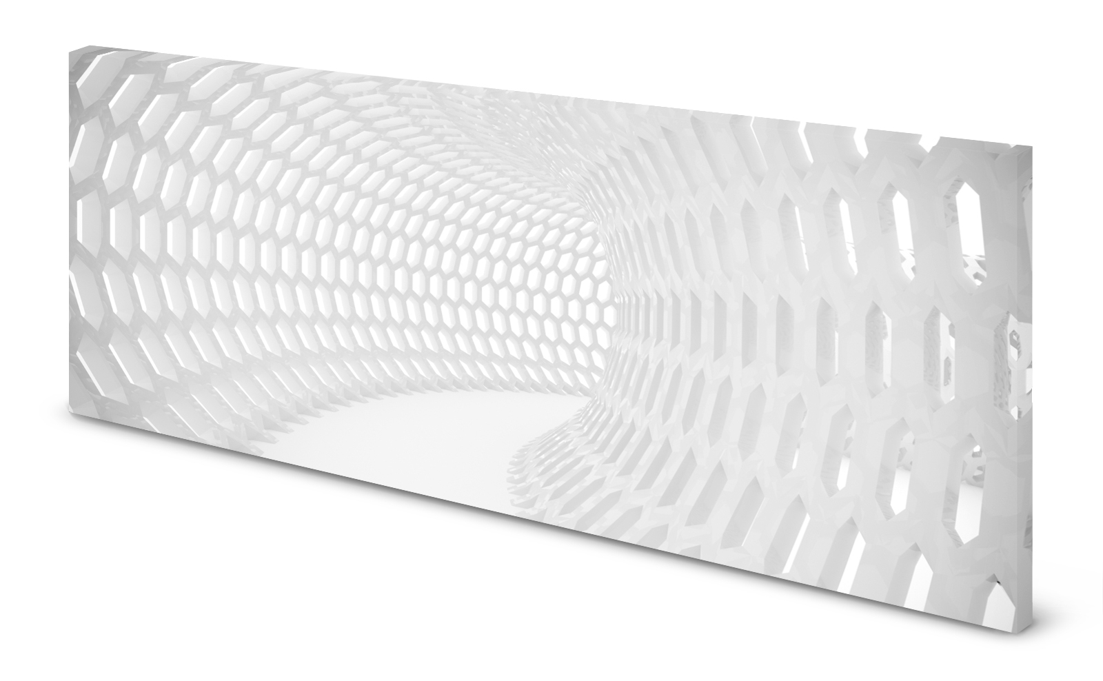 Magnettafel Pinnwand Bild 3D Effekt Tunnel Röhre weiß gekantet