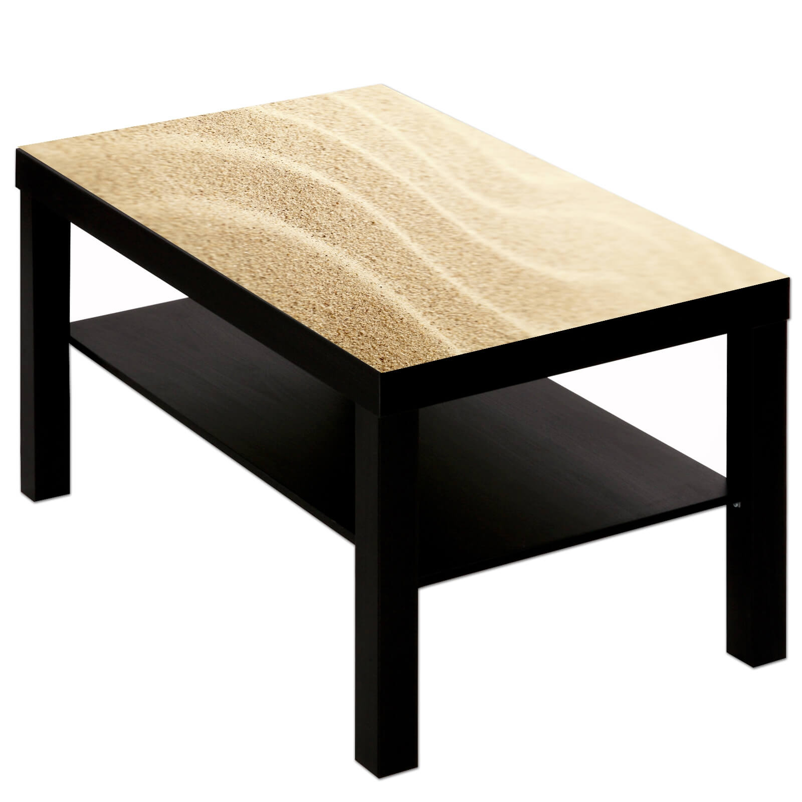 Couchtisch Tisch mit Motiv Bild Muster Sand