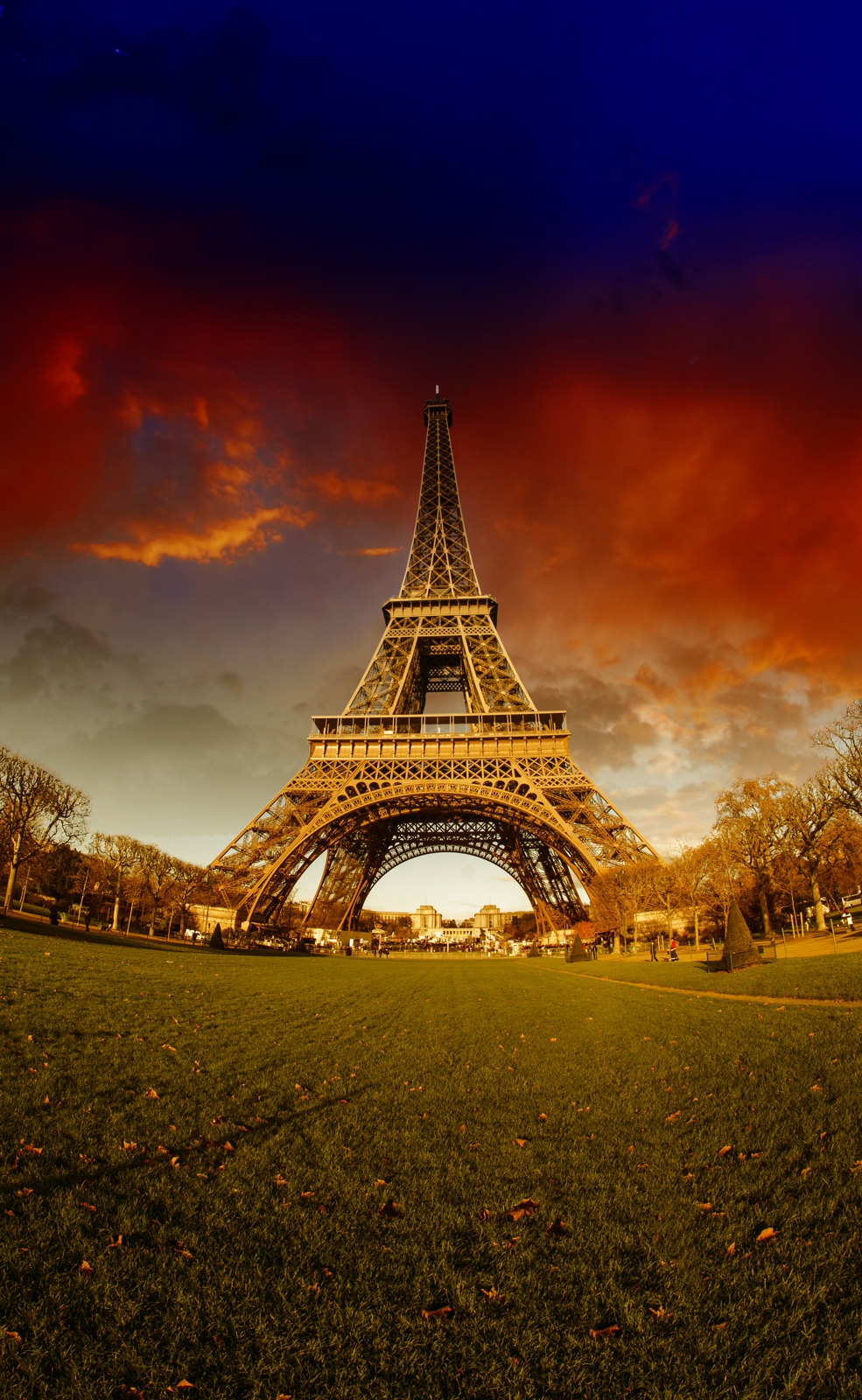 Couchtisch mit Motiv Städte Paris Eiffelturm Frankreich