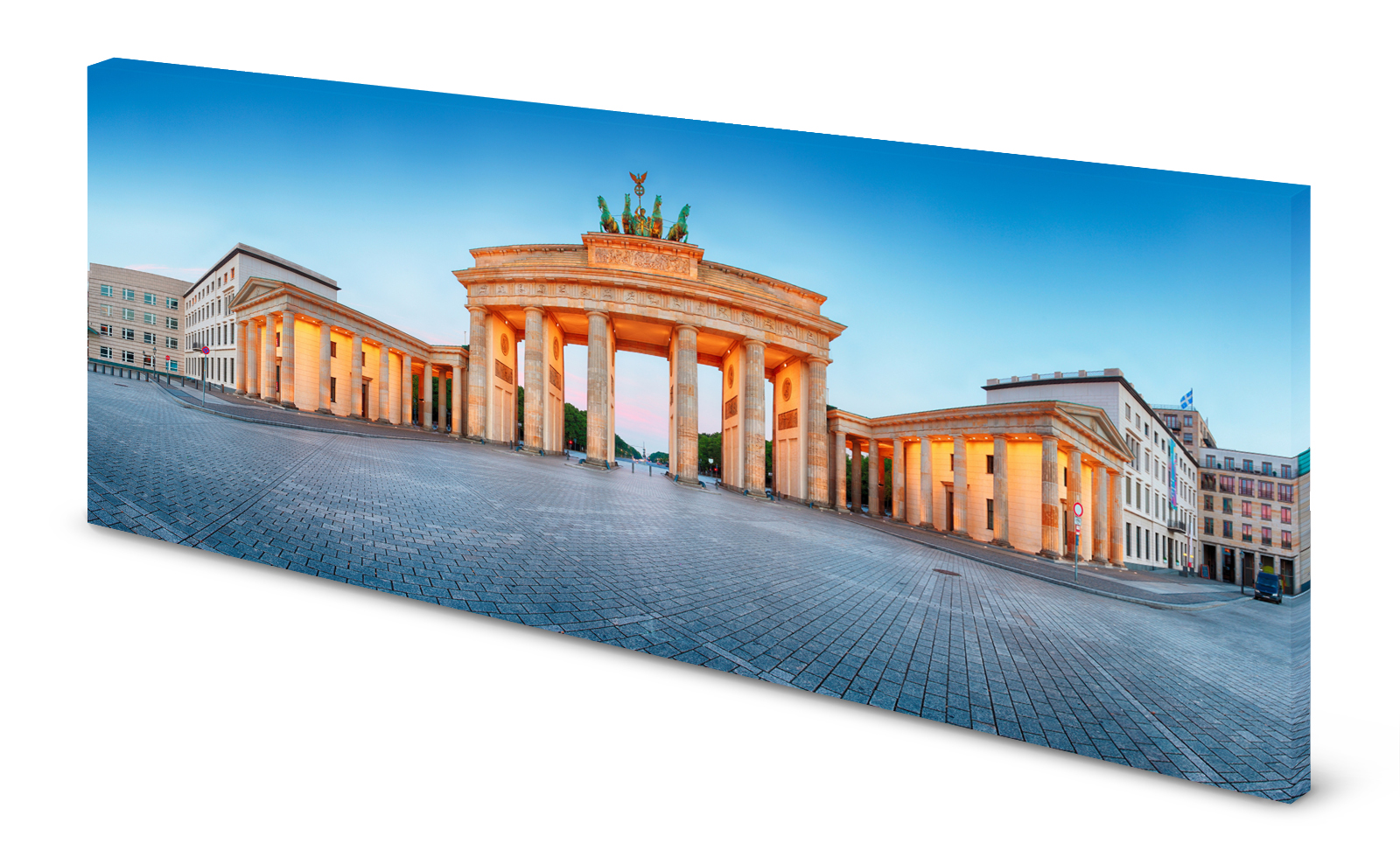 Magnettafel Pinnwand Bild Brandenburger Tor Berlin gekantet