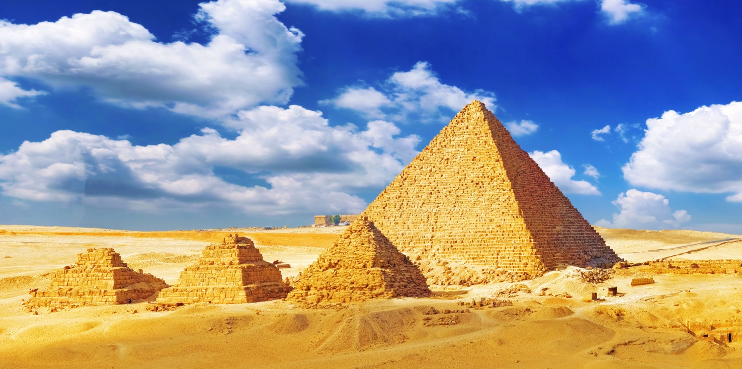 Magnettafel Pinnwand Bild XXL Panorama Pyramiden Wüste