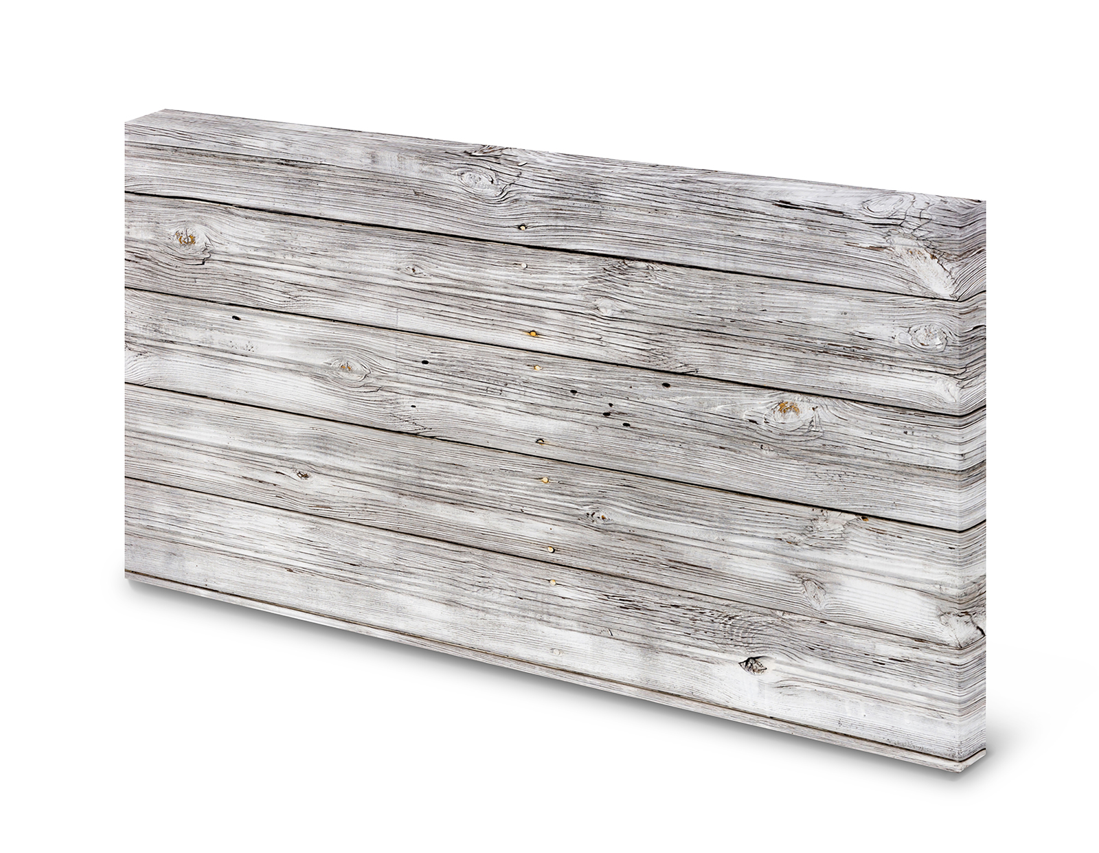 Magnettafel Pinnwand Bild Holz Holzplanken weiß XXL gekantet