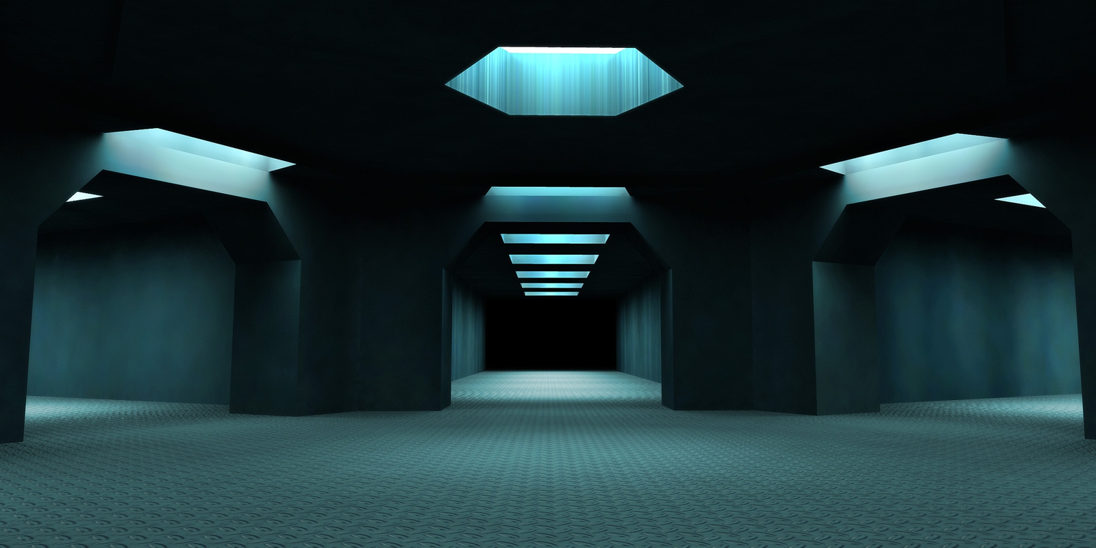 Vlies Tapete Poster XXL Fototapete 3D Effekt Tunnel dunkel Abstrakt