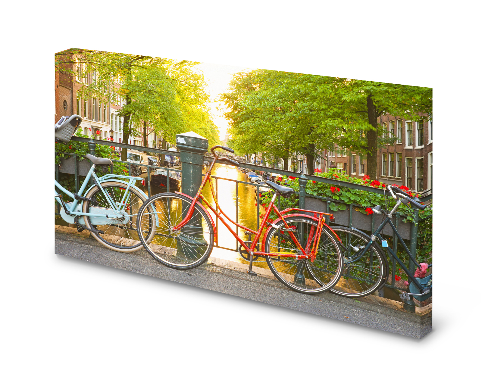 Magnettafel Pinnwand Holland Amsterdam Fahrrad Damenfahrrad gekantet