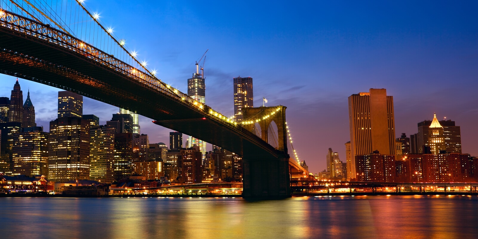 Vlies Tapete XXL Poster Fototapete Brooklyn Bridge Manhattan