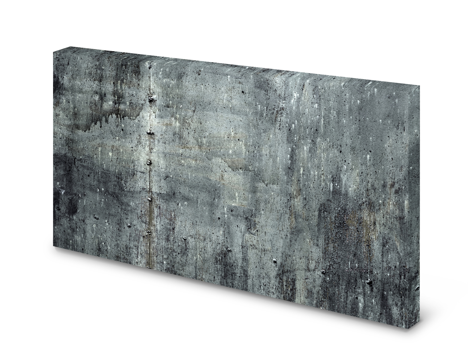 Magnettafel Pinnwand Bild Beton Betonoptik alt schwarz gekantet