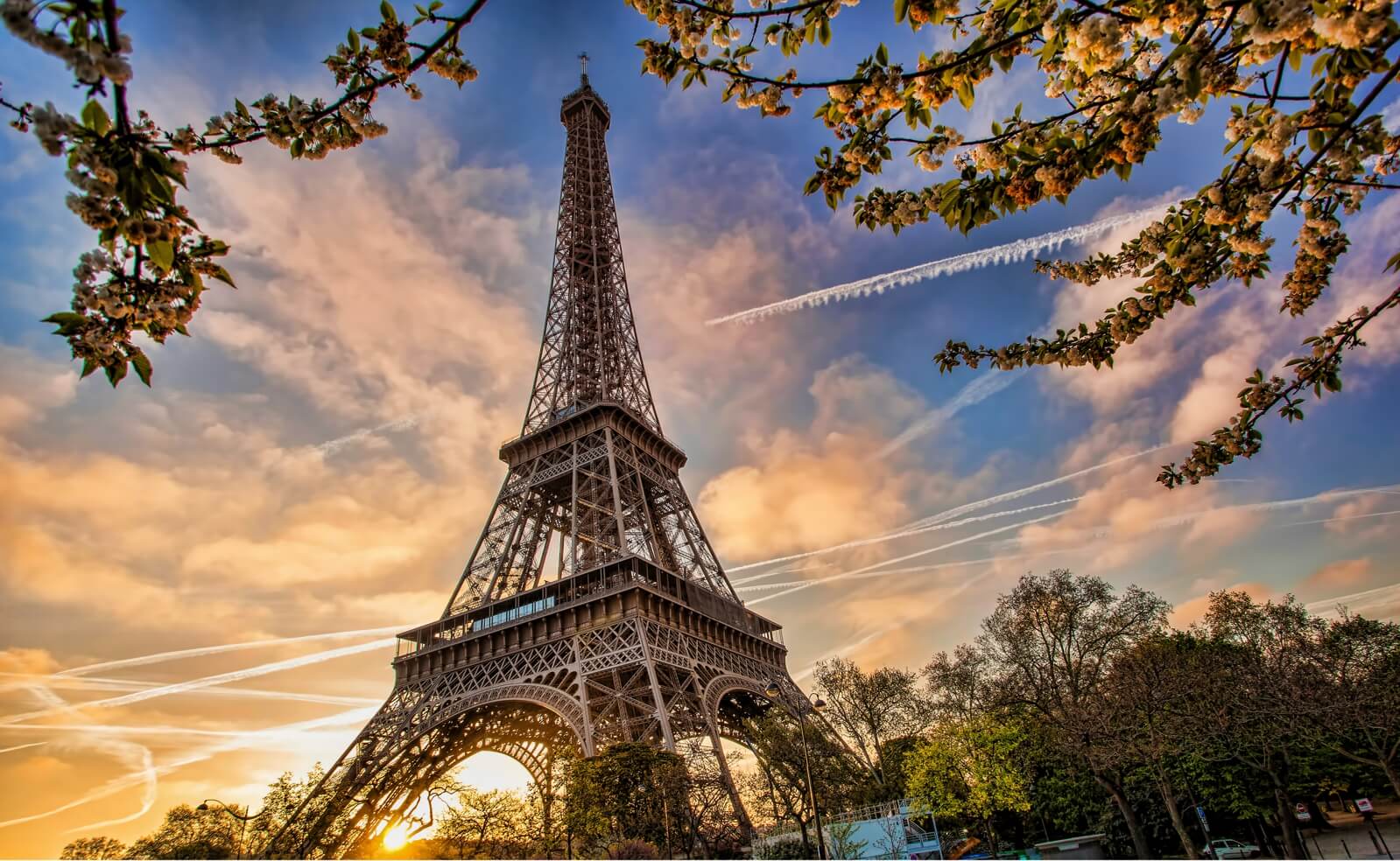 Couchtisch Tisch mit Motiv Bild Paris Frankreich Eiffelturm 3