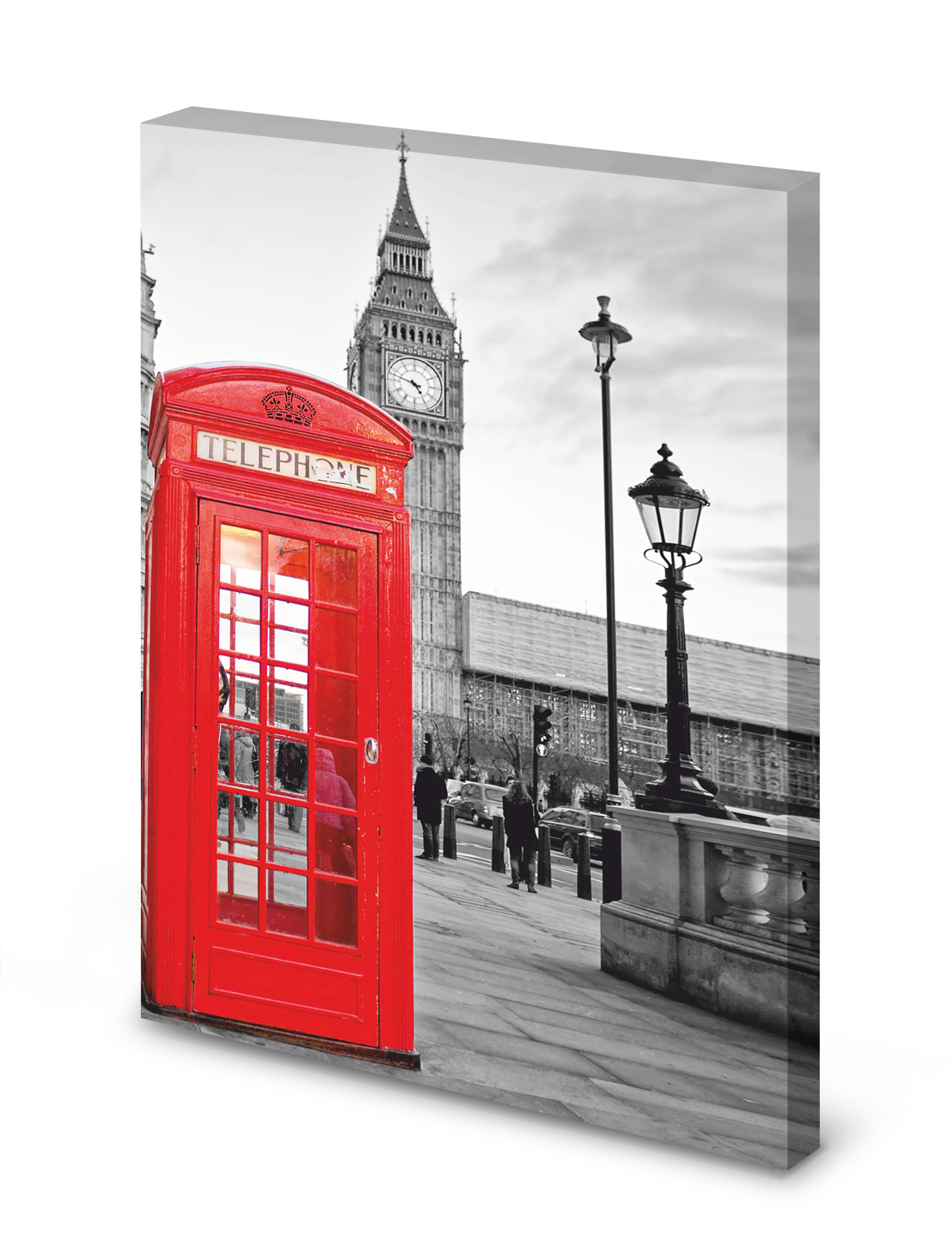 Magnettafel Pinnwand Bild London England Big Ben XXL gekantet