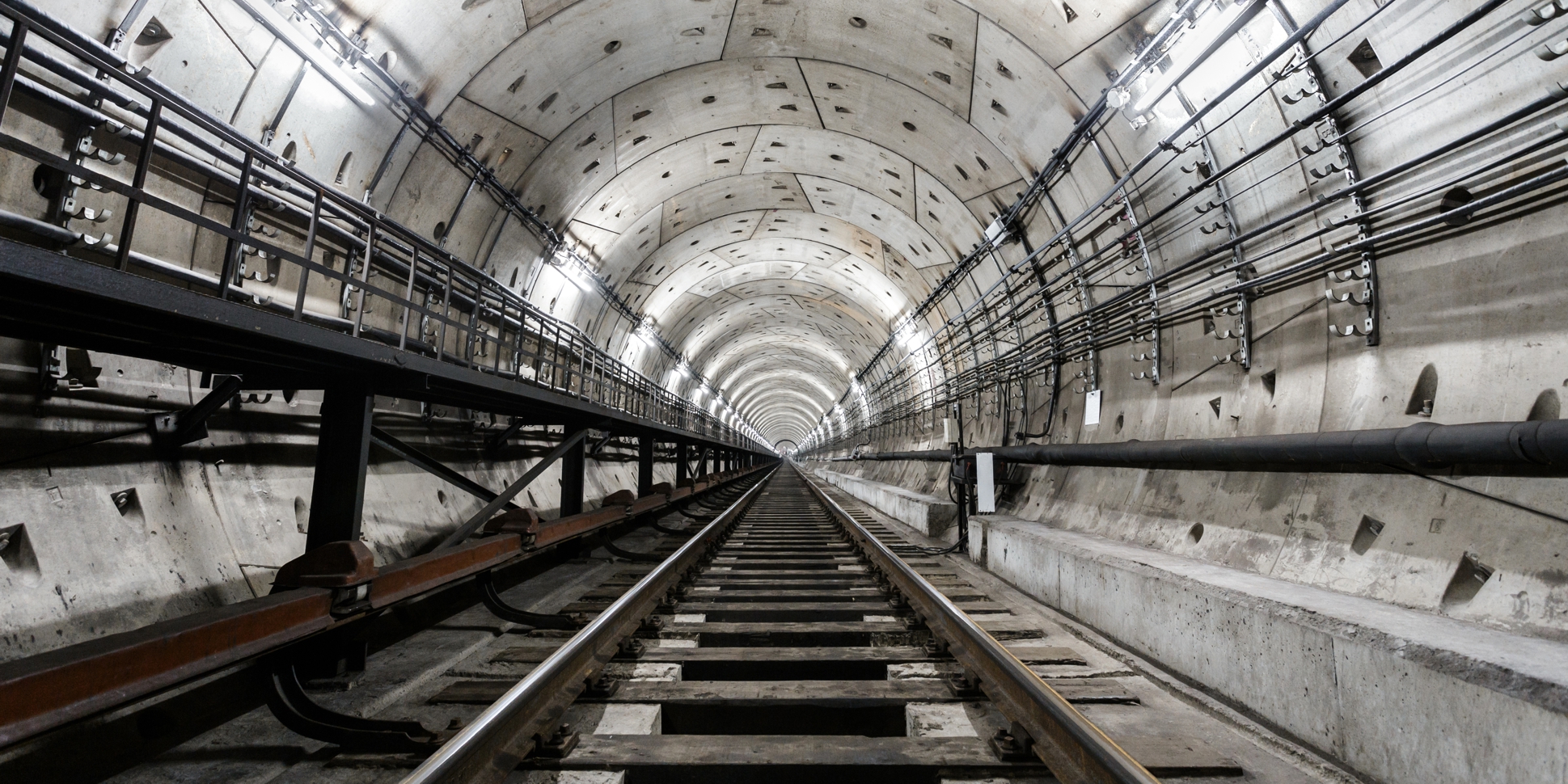 Magnettafel Pinnwand Bild XXL Panorama Tunnel Zugtunnel Röhre