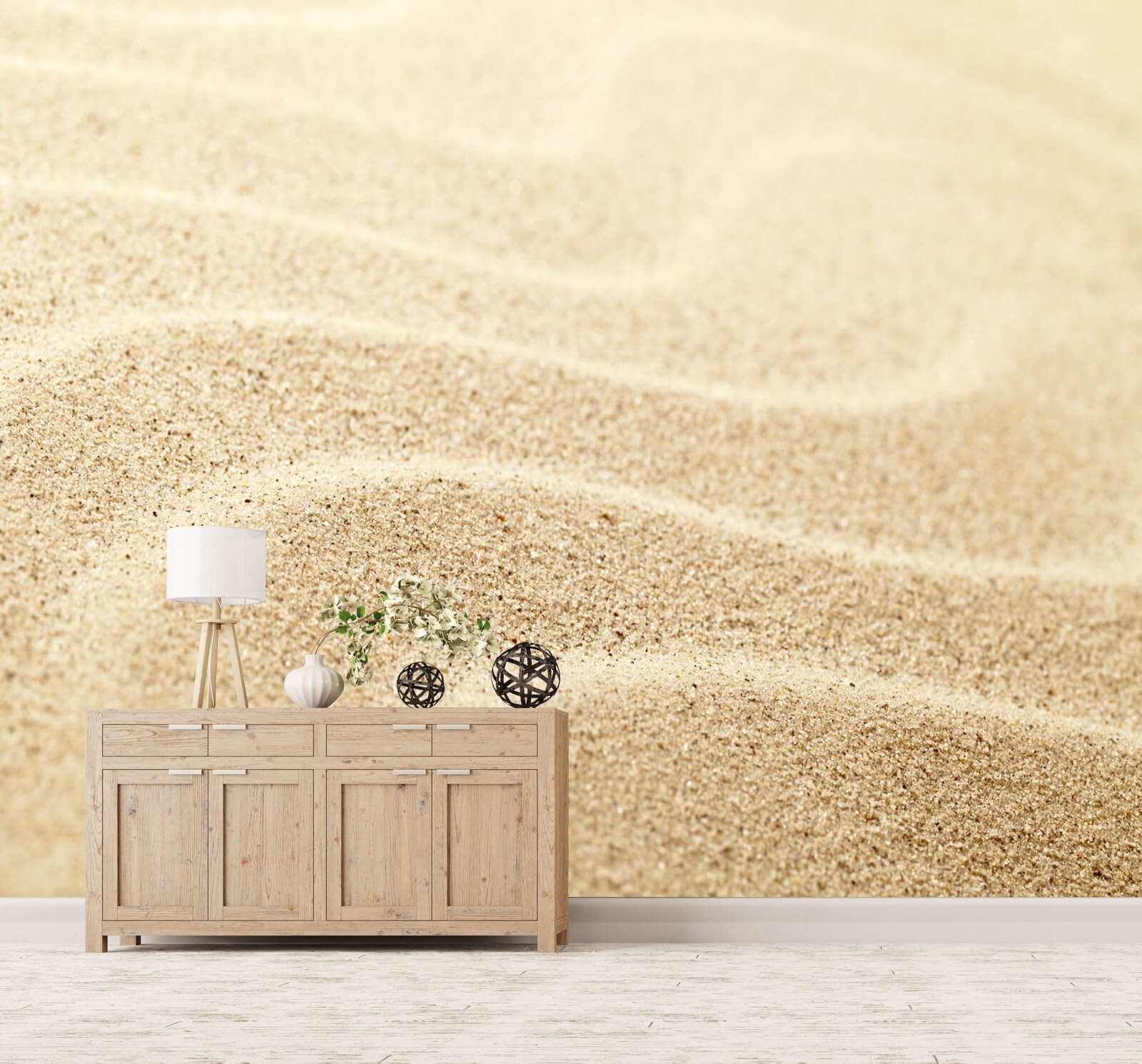 Vlies XXL-Poster Fototapete Tapete Muster Sand Natur beige