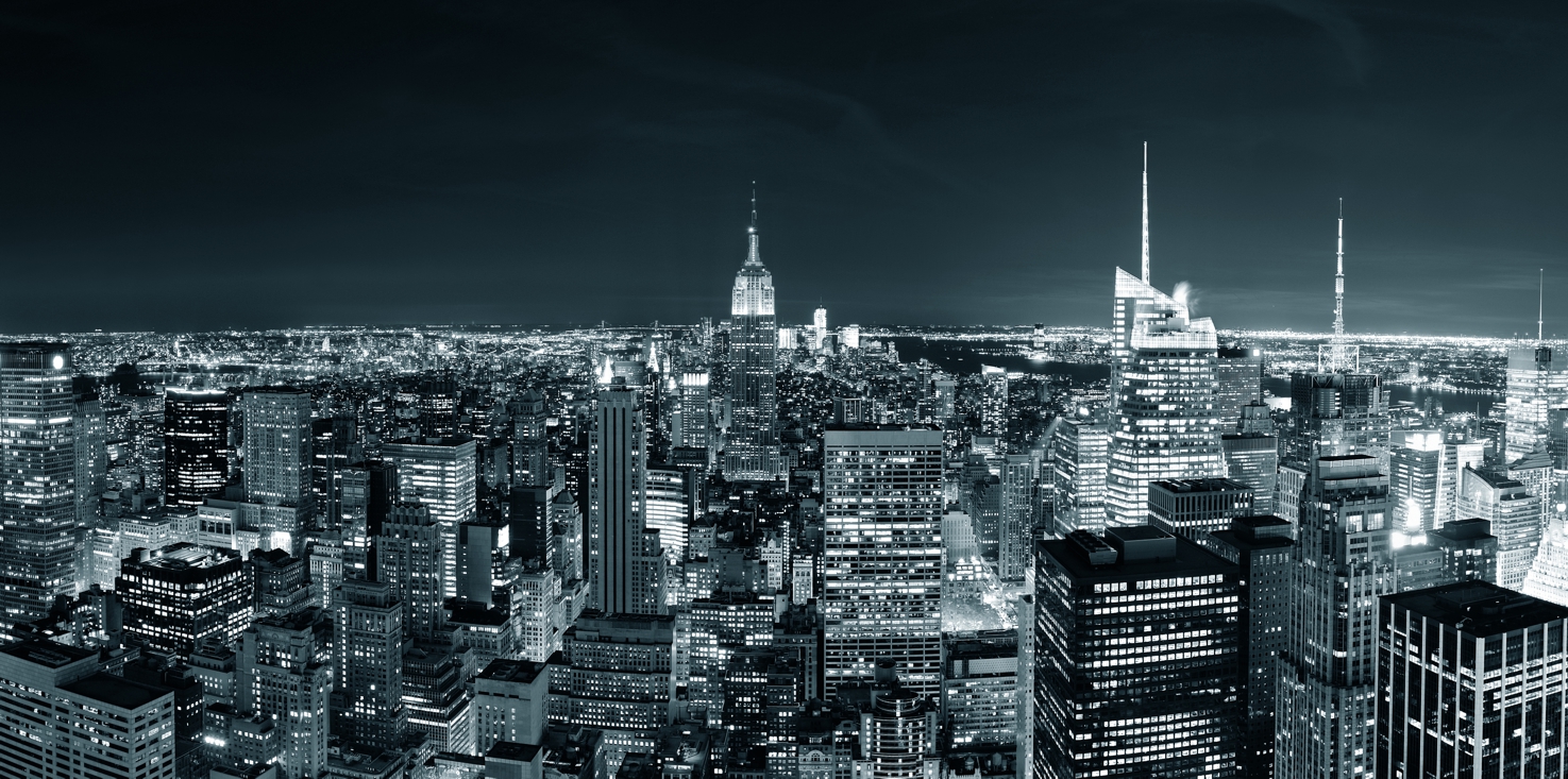 Magnettafel Pinnwand Bild XXL Panorama New York City Skyline