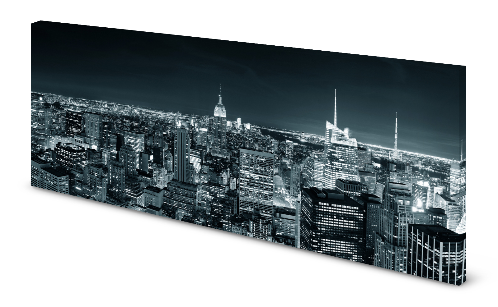 Magnettafel Pinnwand Bild New York Manhattan Skyline gekantet