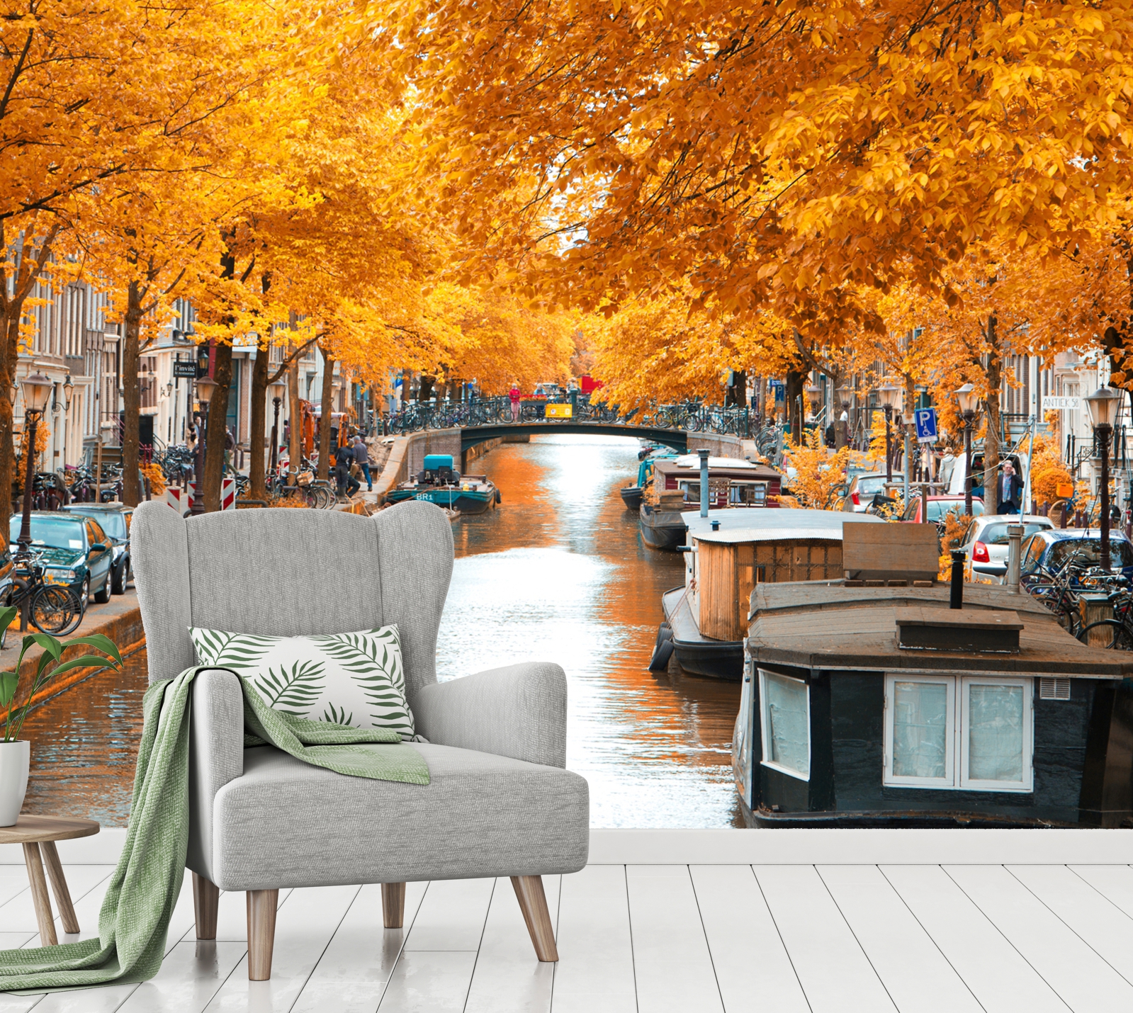 Vlies Tapete XXL Poster Fototapete Natur Herbst Amsterdam