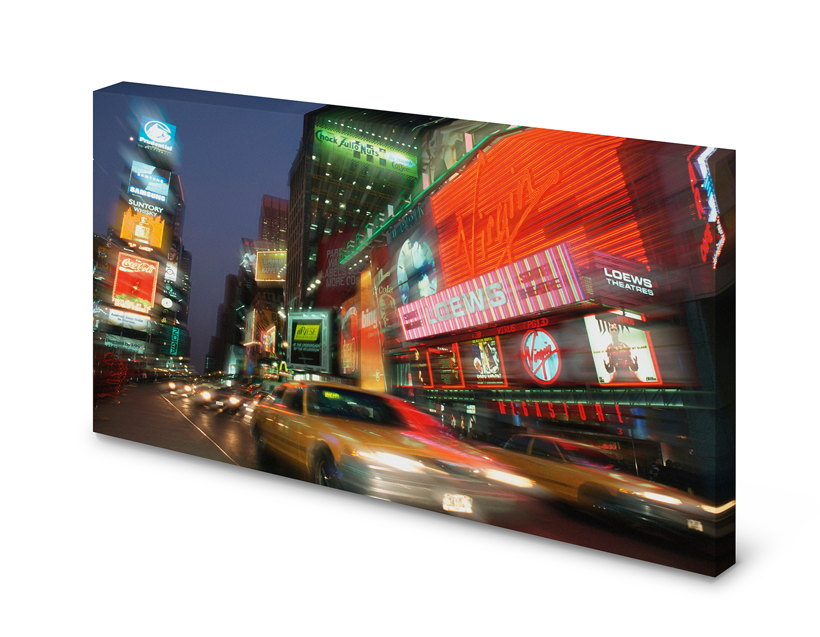 Magnettafel Pinnwand Bild New York City USA gekantet XXL