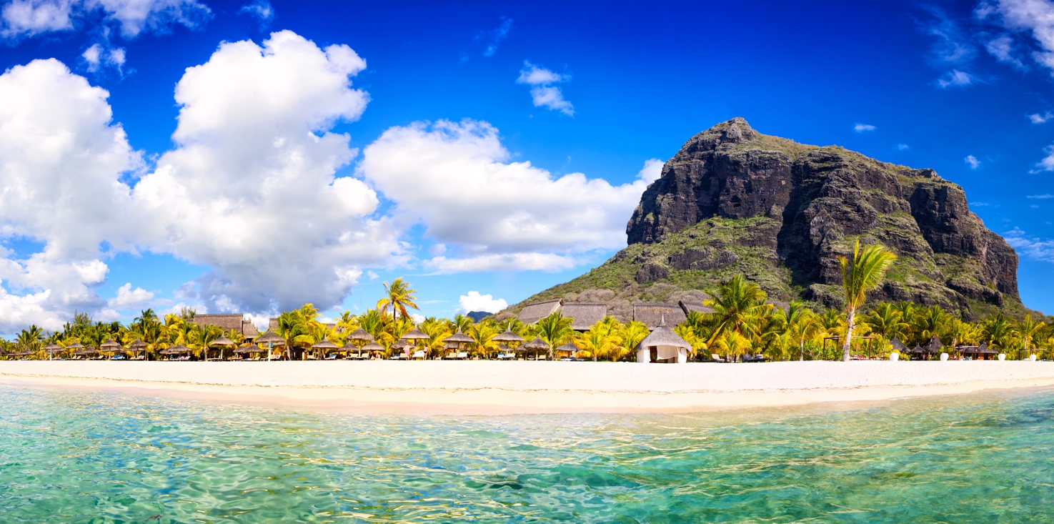 Magnettafel Pinnwand Bild XXL Panorama Mauritius Insel Meer