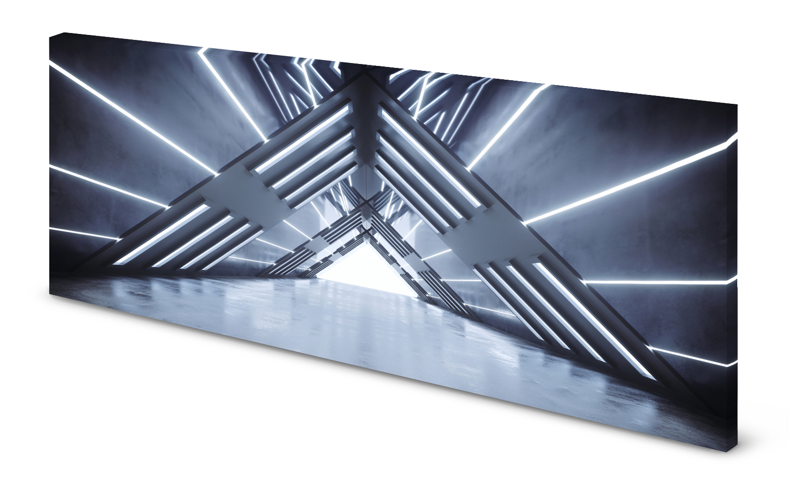 Magnettafel Pinnwand Bild 3D Effekt Raumschiff Space Metall gekantet