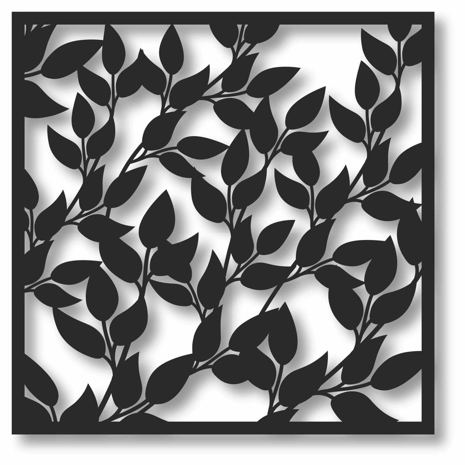 Bild Wandbild 3D Wandtattoo Acryl Mobile Äste Blätter Zweige Natur