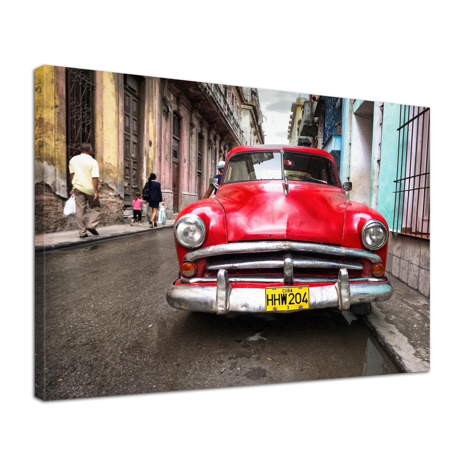 Leinwand Bild edel  Oldtimer Kuba