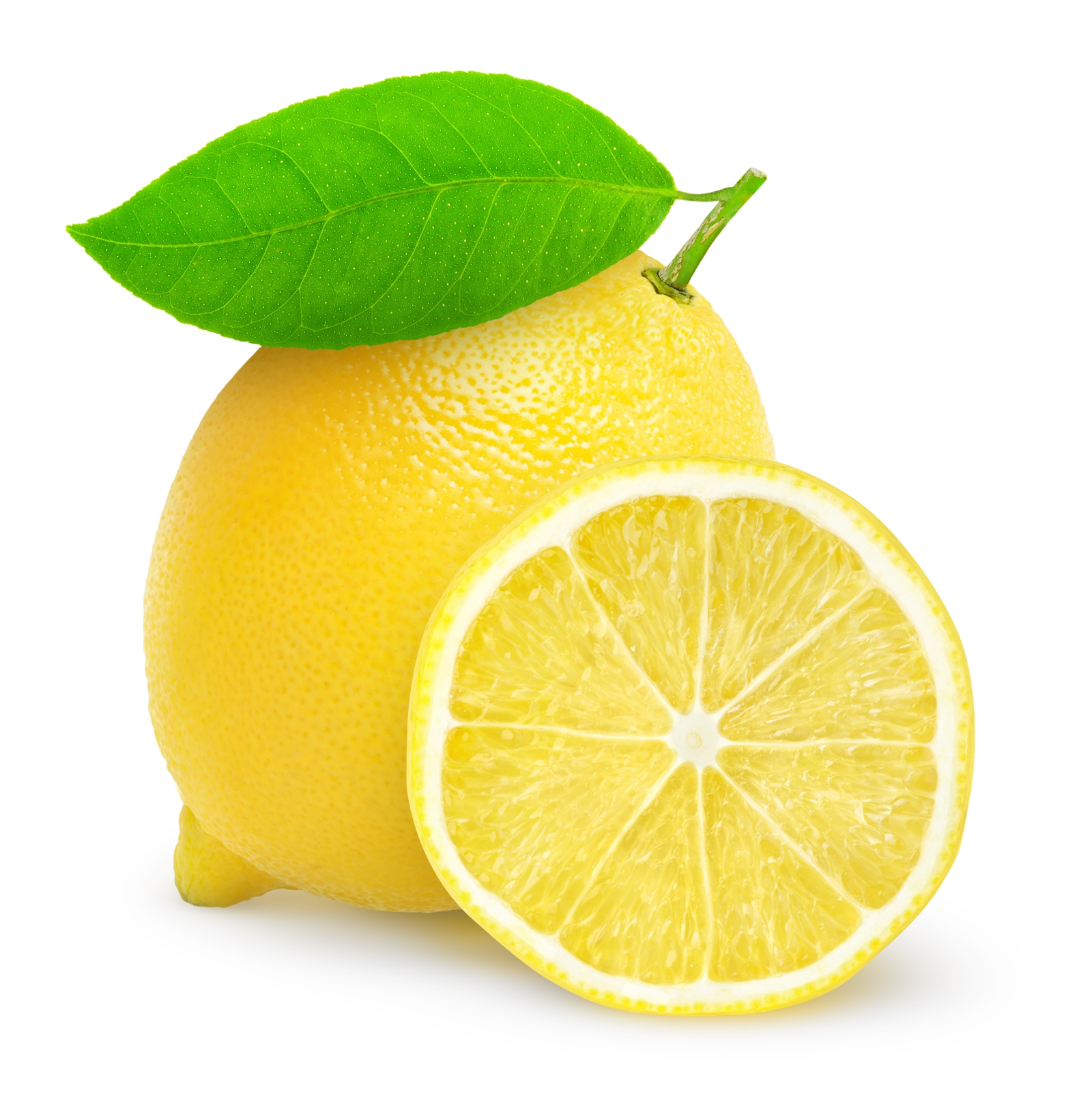 Beistelltisch Couchtisch mit Motiv Gelbe Zitronen