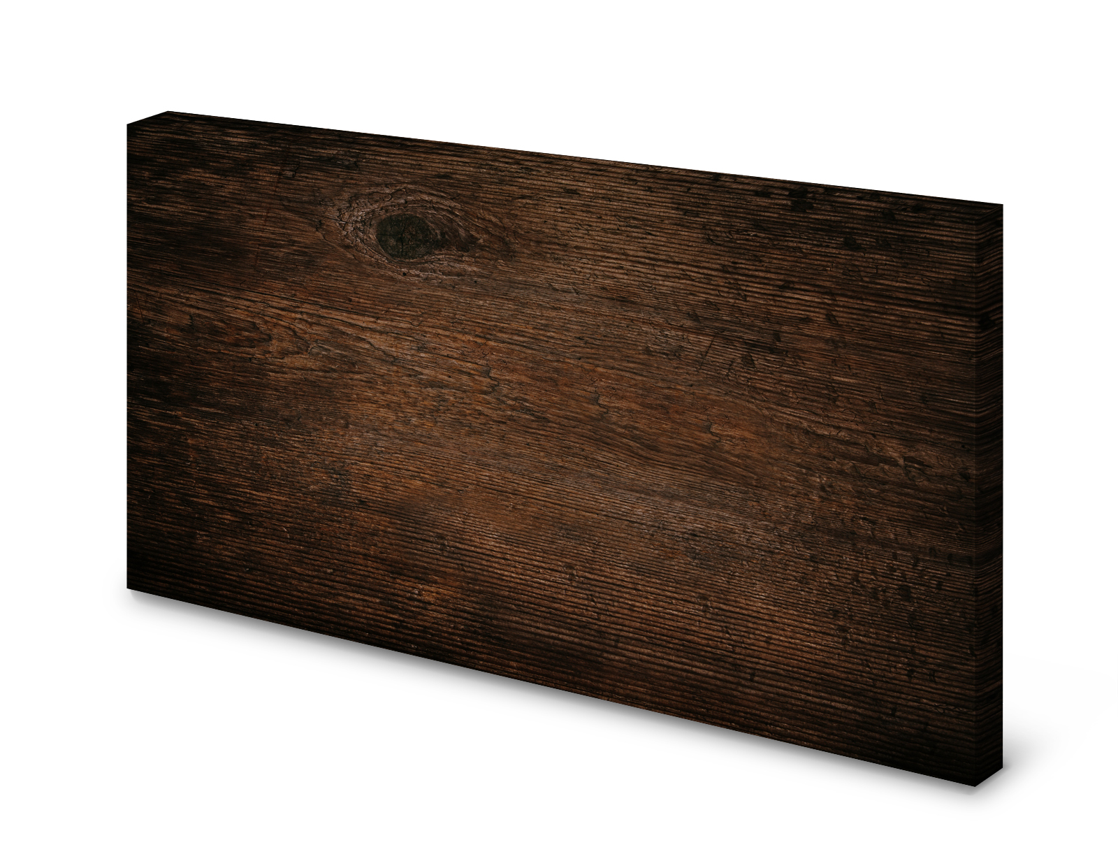 Magnettafel Pinnwand Bild Holz dunkel Holzoptik Holzmaserung gekantet