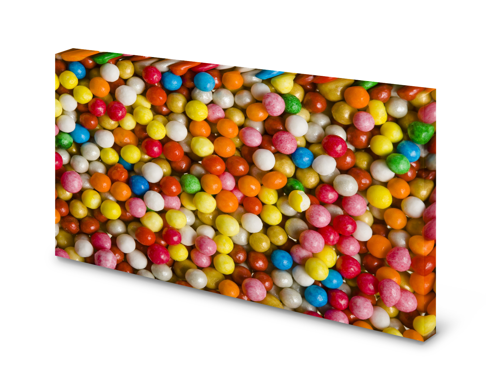 Magnettafel Pinnwand Bild Bonbons Drops bunt XXL gekantet