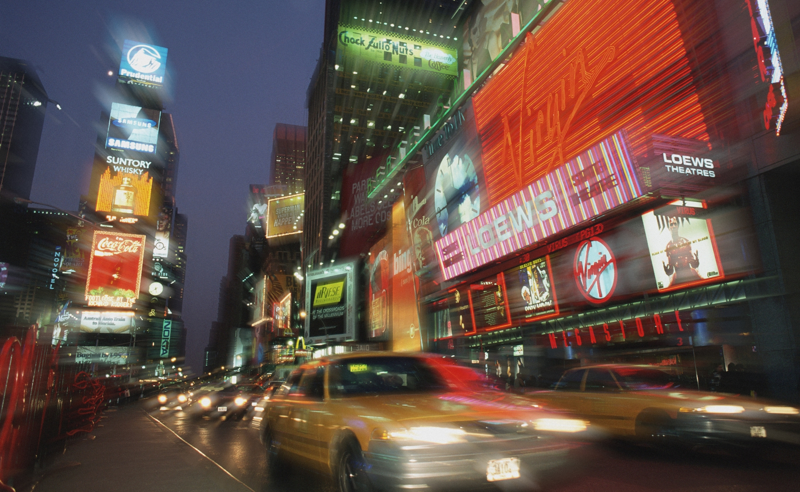Couchtisch mit Motiv Städte New York Times Square