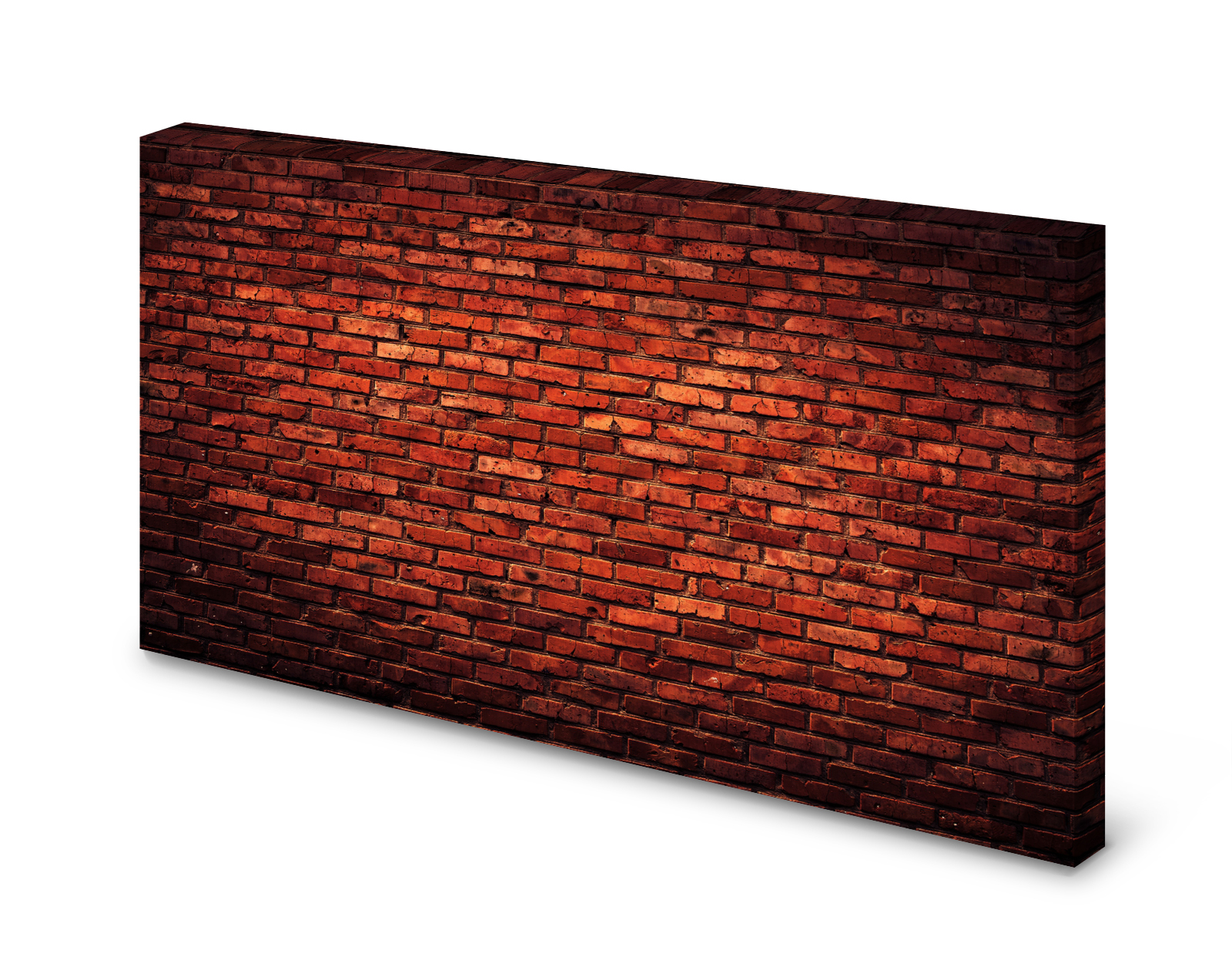 Magnettafel Pinnwand Bild Mauer Ziegelsteine Ziegelmauer rot