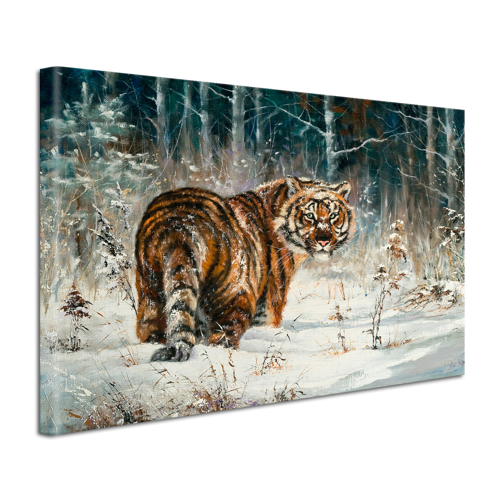 Leinwandbild Gemälde Tiger