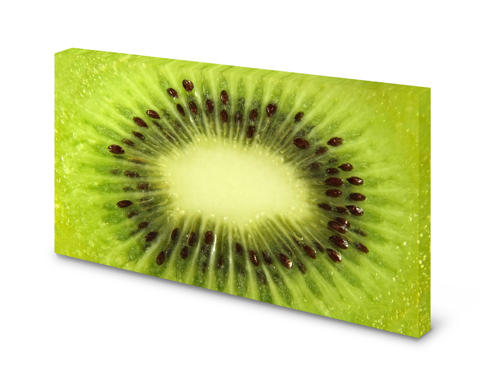 Magnettafel Pinnwand Bild Kiwi Obst grün XXL gekantet