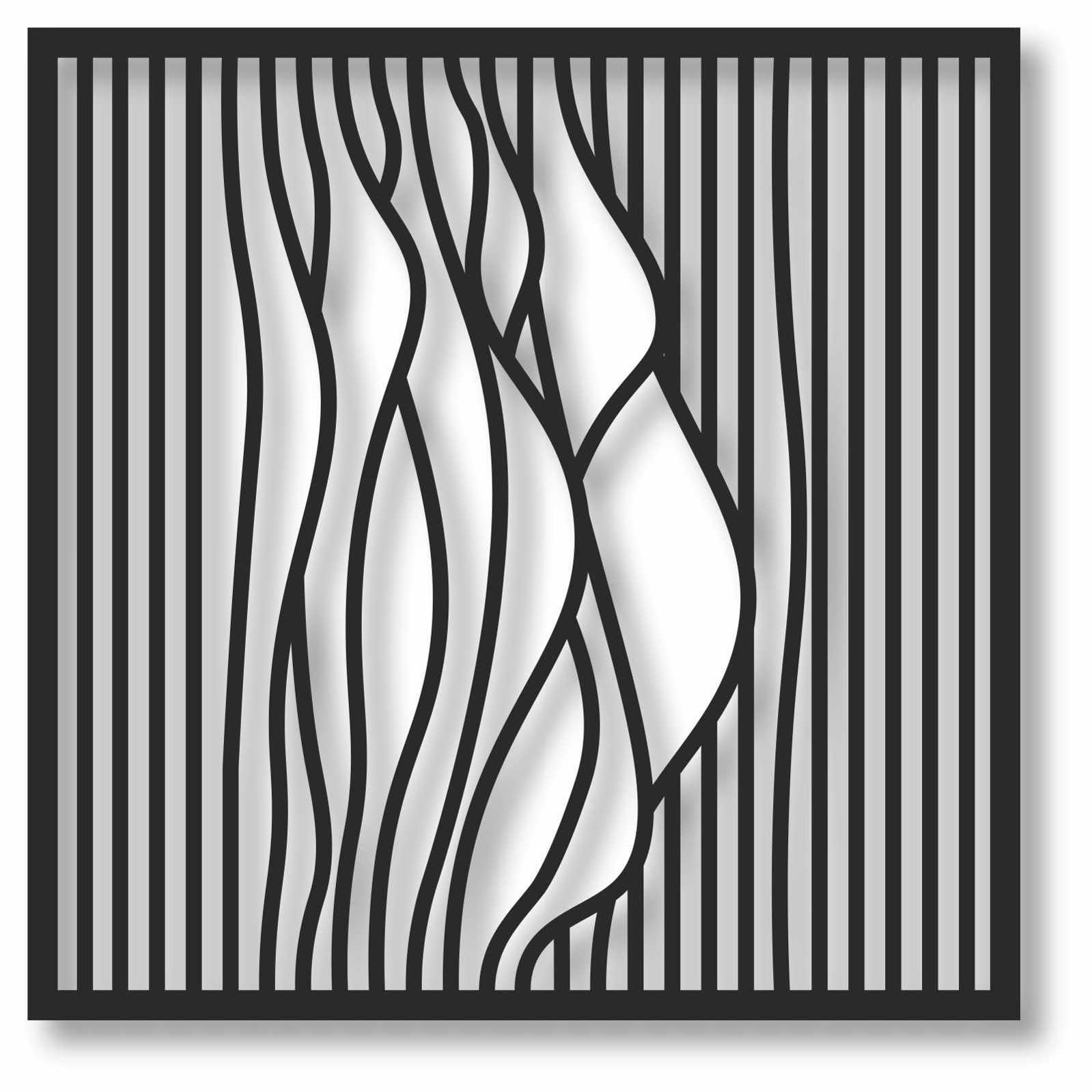 Bild Wandbild 3D Wandtattoo Acryl Mobile Abstrakt Muster Quadrat